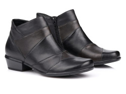 detail dámská obuv - kozačky REMONTE R8370 Černá