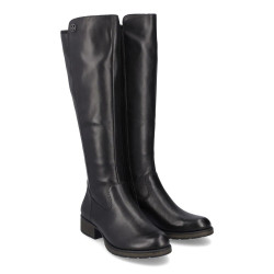 detail kozačky pro úzká lýtka (xs, s) RIEKER Z9591-01 Černá