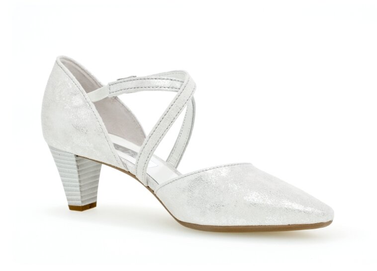 detail dámské lodičky Gabor 01.363.60 Bílá