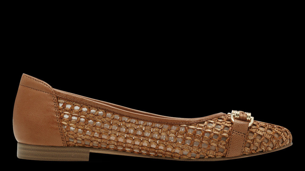 detail dámské baleríny TAMARIS 1-22138-44 305 Hnědá