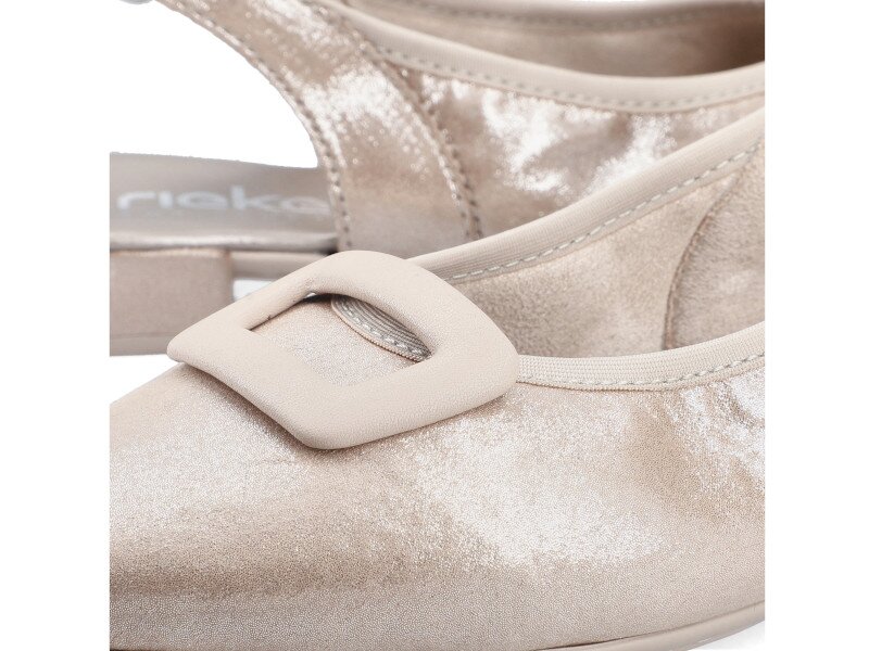 detail dámské baleríny Rieker 43150-60 Béžová