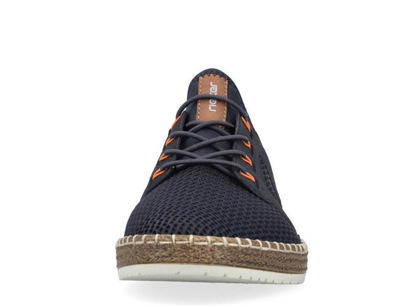 detail pánské polobotky Rieker B5252-14 Modrá