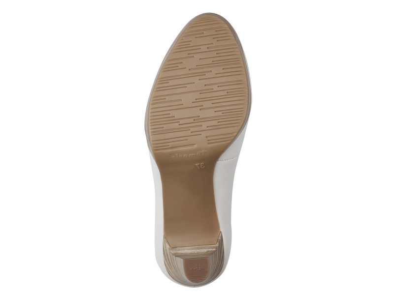 detail dámské lodičky Tamaris ESSENTIALS 1-22410-41 100 Bílá