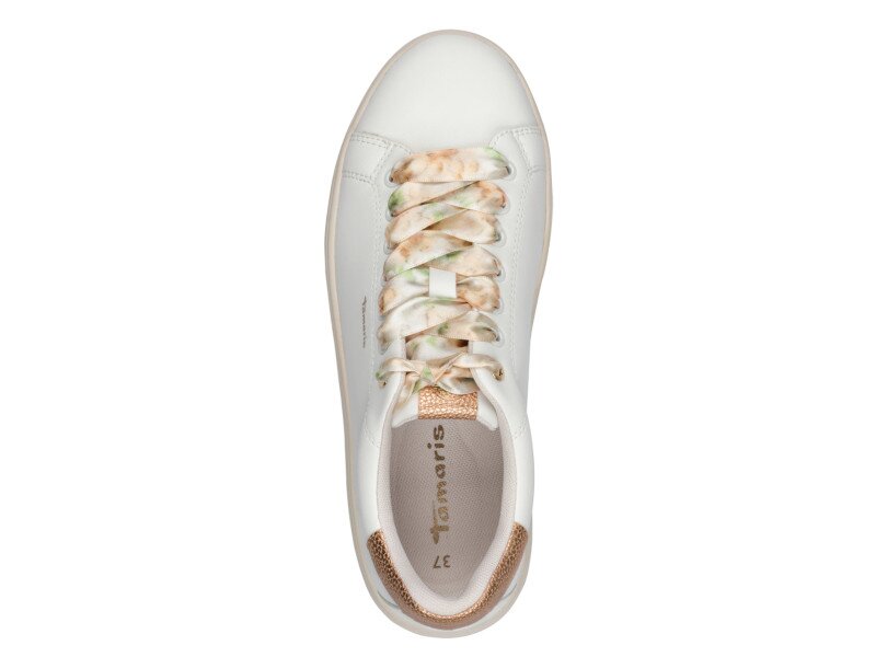 detail dámské polobotky Tamaris ESSENTIALS 1-23720-43 1C7 Bílá