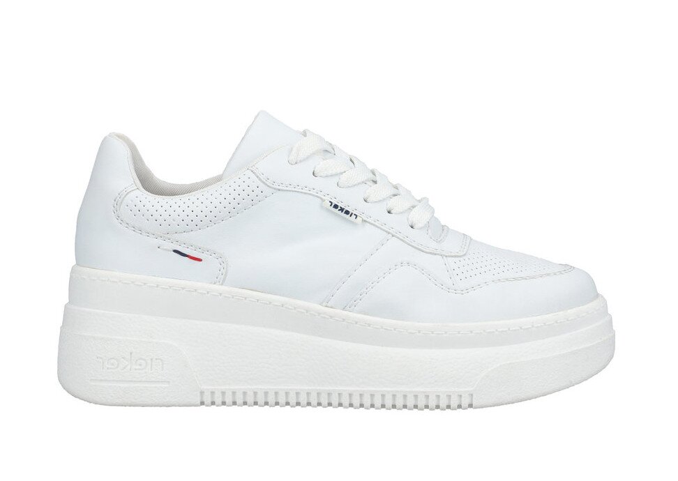 detail dámské sneakers Rieker M7811-80 Bílá