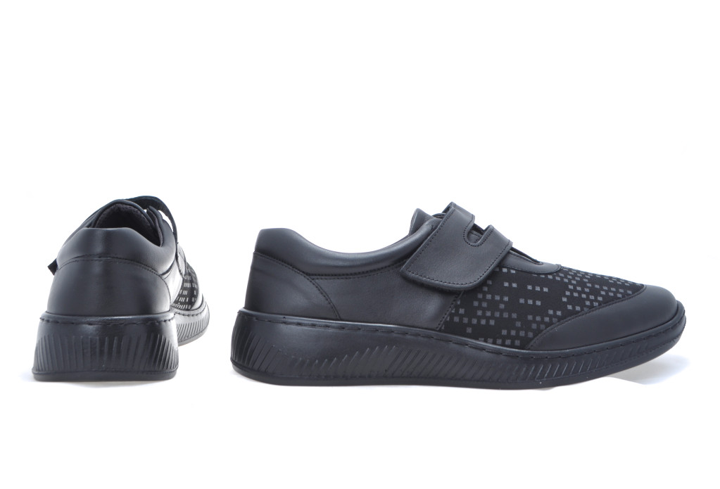 detail dámské polobotky pro halluxy PÖLKING SCHUHE 940184-01 Černá
