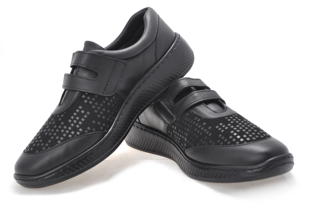 detail dámské polobotky pro halluxy PÖLKING SCHUHE 940184-01 Černá
