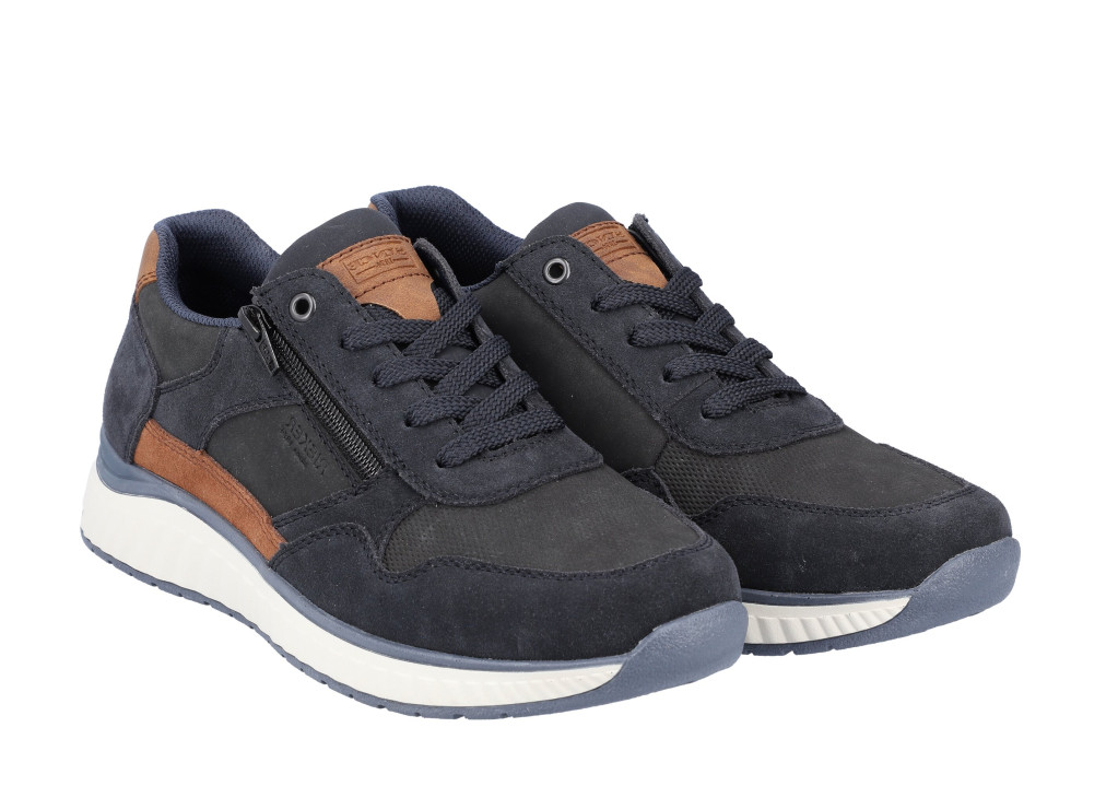 detail pánské tenisky RIEKER B0601-14 Modrá