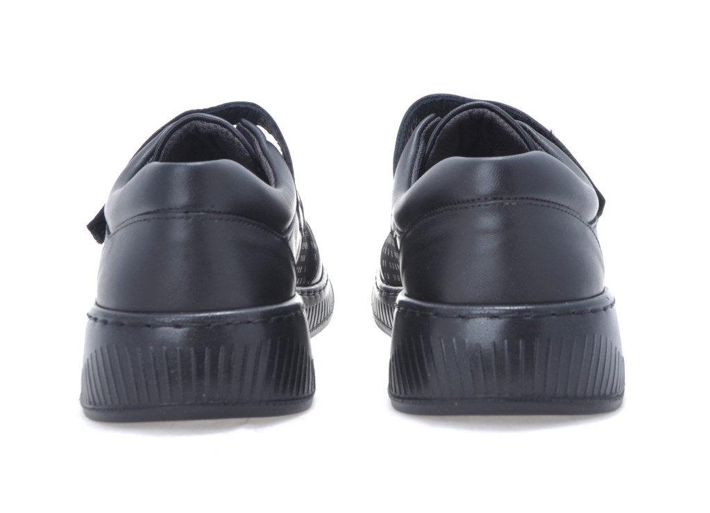detail dámské polobotky pro halluxy PÖLKING SCHUHE 940184-01 Černá
