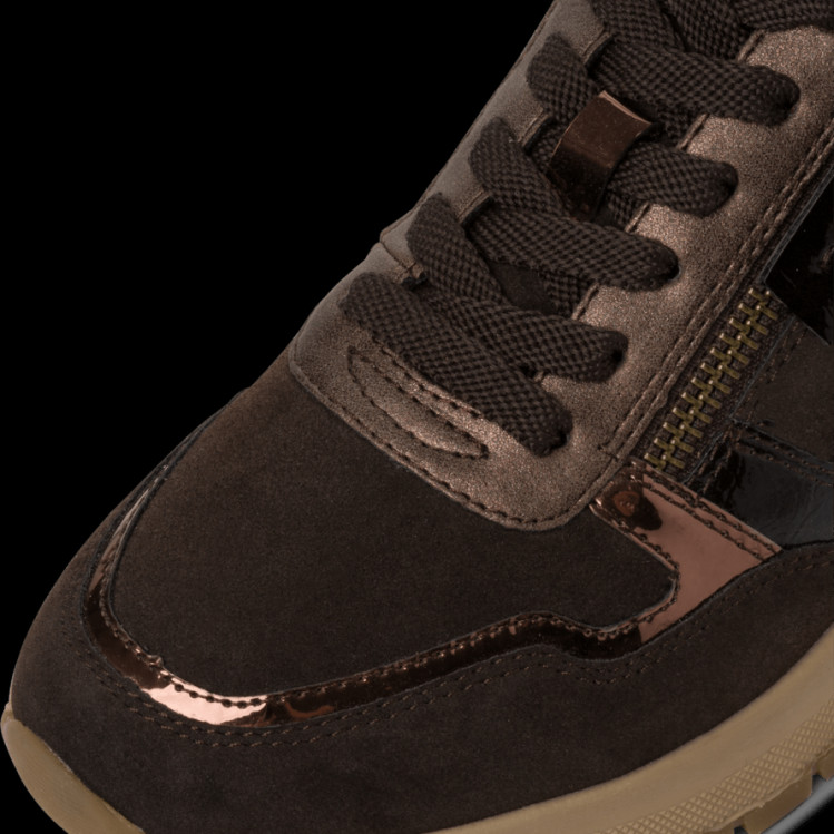 detail dámské sneakers WORTMANN 1-1-23709-29 Hnědá