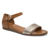 náhled dámské sandály Tamaris 1-28110-42 392 Cognac comb Hnědá