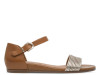 náhled dámské sandály Tamaris 1-28110-42 392 Cognac comb Hnědá