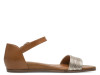 náhled dámské sandály Tamaris 1-28110-42 392 Cognac comb Hnědá