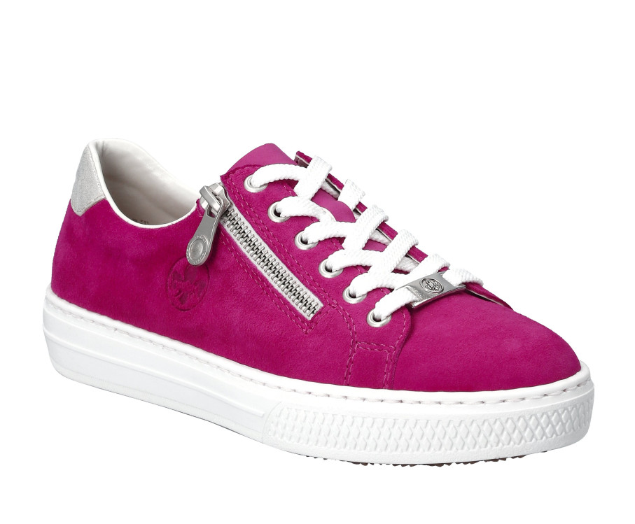 detail dámské sneakers Rieker L59L1-31 Růžová