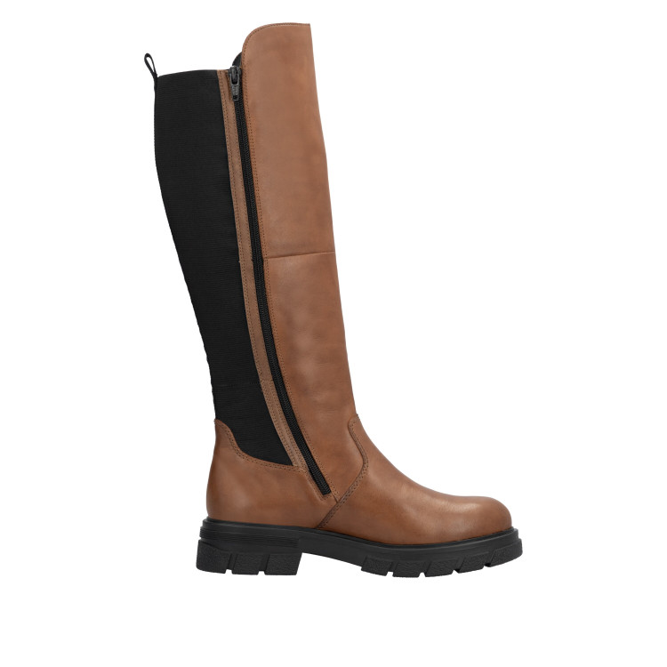detail kozačky pro úzká lýtka (xs, s) Rieker Z9158-22 Hnědá