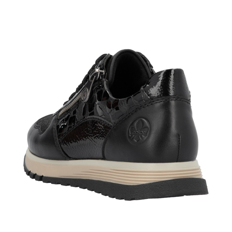 detail dámské sneakers Rieker 49003-00 Černá