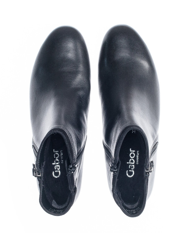 detail elegantní kotníková obuv Gabor 52.718.57 Černá