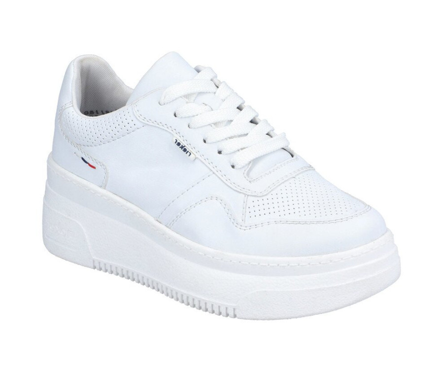 detail dámské sneakers Rieker M7811-80 Bílá