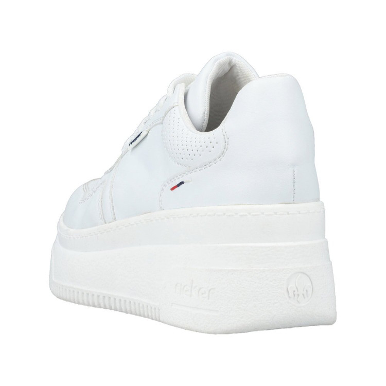detail dámské sneakers Rieker M7811-80 Bílá