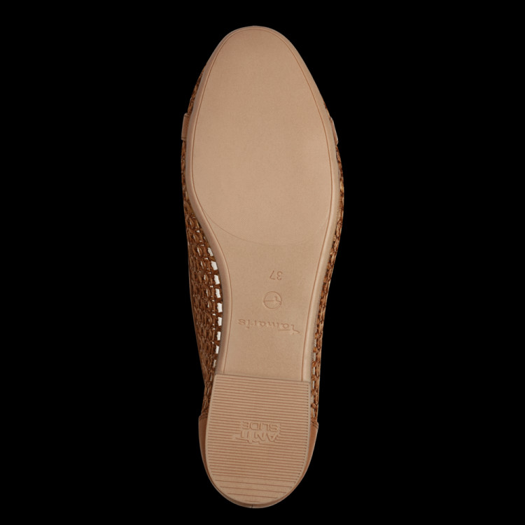 detail dámské baleríny TAMARIS 1-22138-44 305 Hnědá