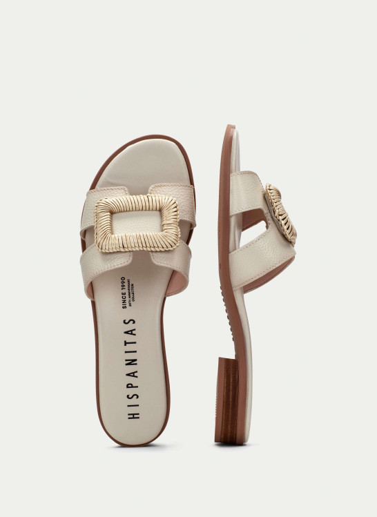detail dámské pantofle pro halluxy Hispanitas HV253881 Bílá