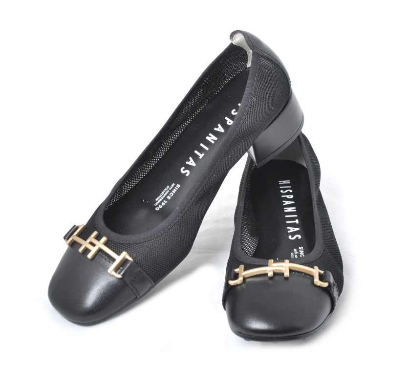 detail dámské luxusní lodičky Hispanitas HV253992 Černá