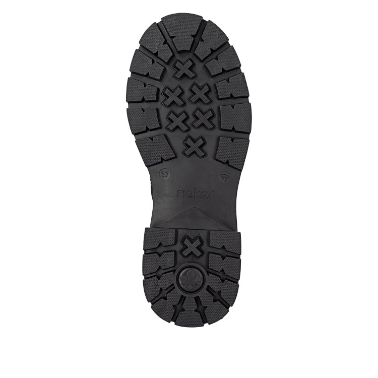 detail dámská kotníková obuv Rieker Z9857-00 Černá