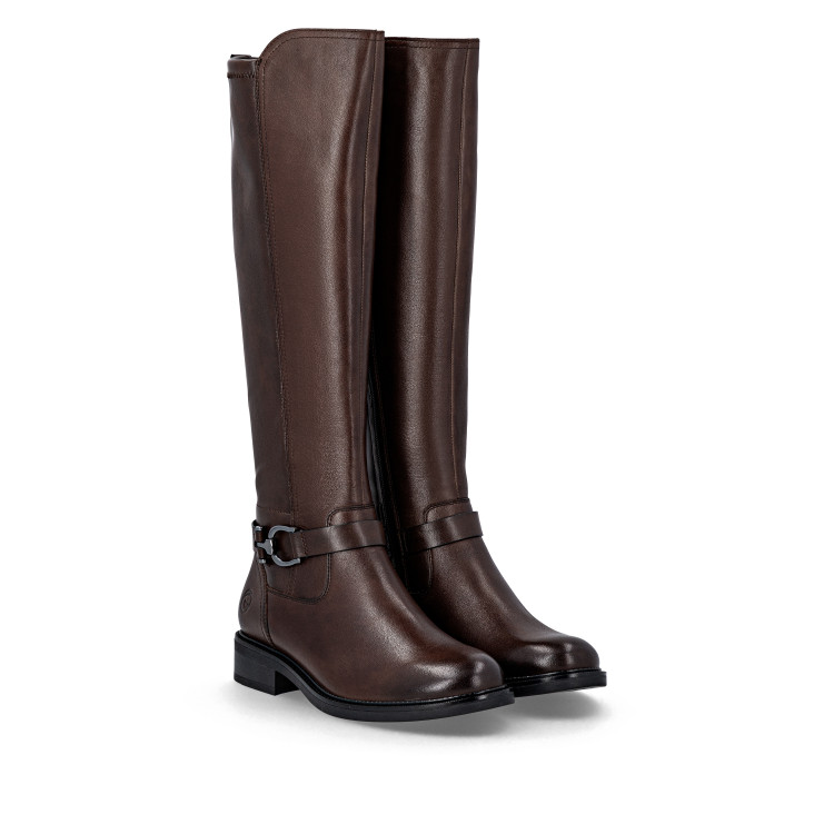 detail kozačky pro standardní lýtka (m) Remonte D2W77-25 Hnědá