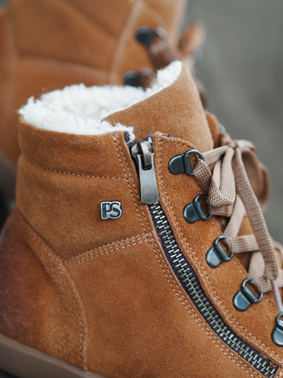 detail dámská kotníková obuv PS TERRA 26068 (011-003) Hnědá