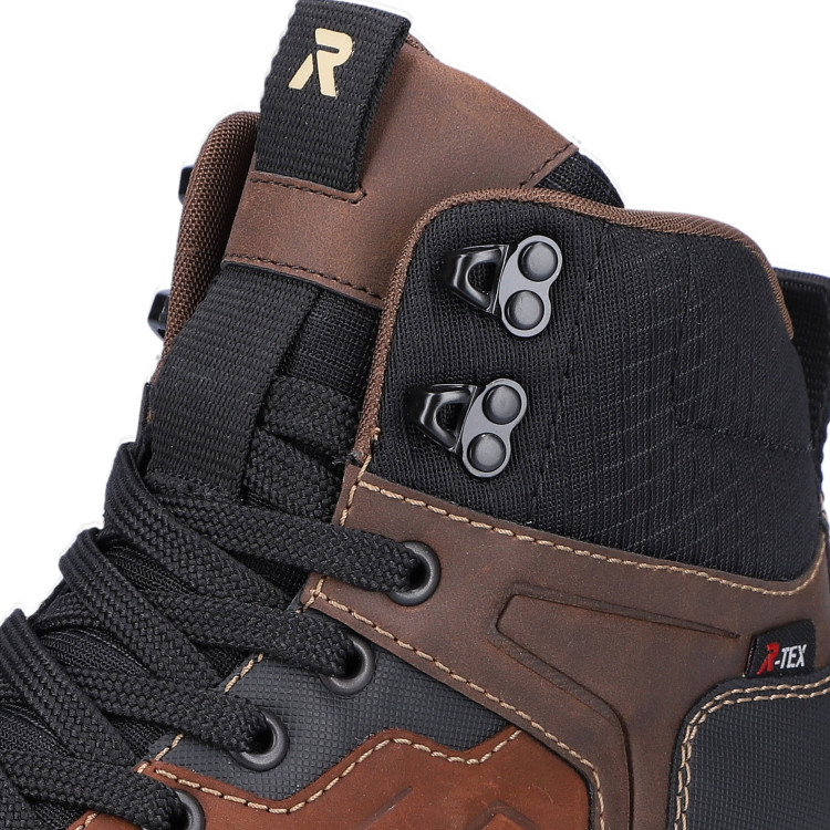 detail pánská kotníková obuv R-EVOLUTION U0161-22 Hnědá