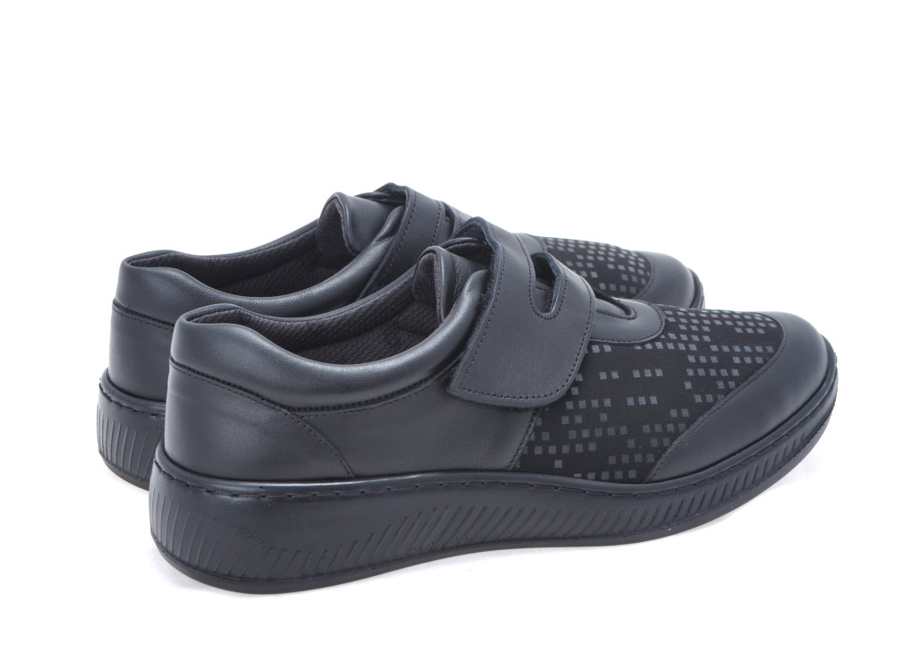 detail dámské polobotky pro halluxy PÖLKING SCHUHE 940184-01 Černá