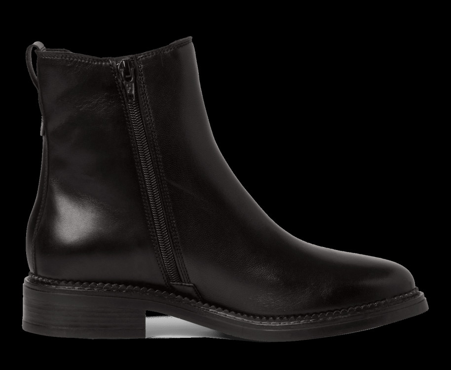 detail chelsea kotníková obuv TAMARIS 1-25029-41 Černá