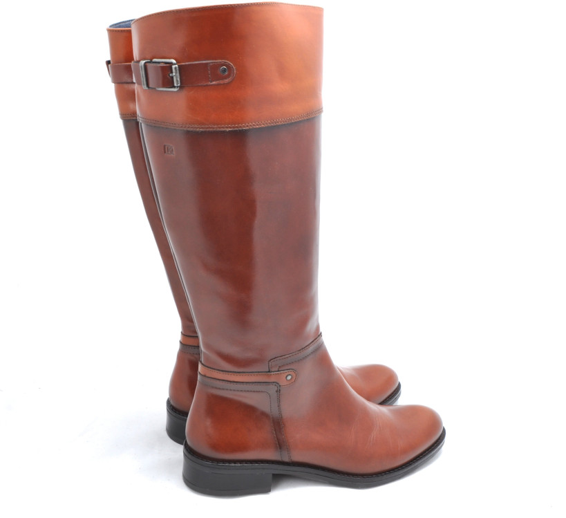 detail kozačky pro standardní lýtka (m) DORKING D7687-SRSR Hnědá