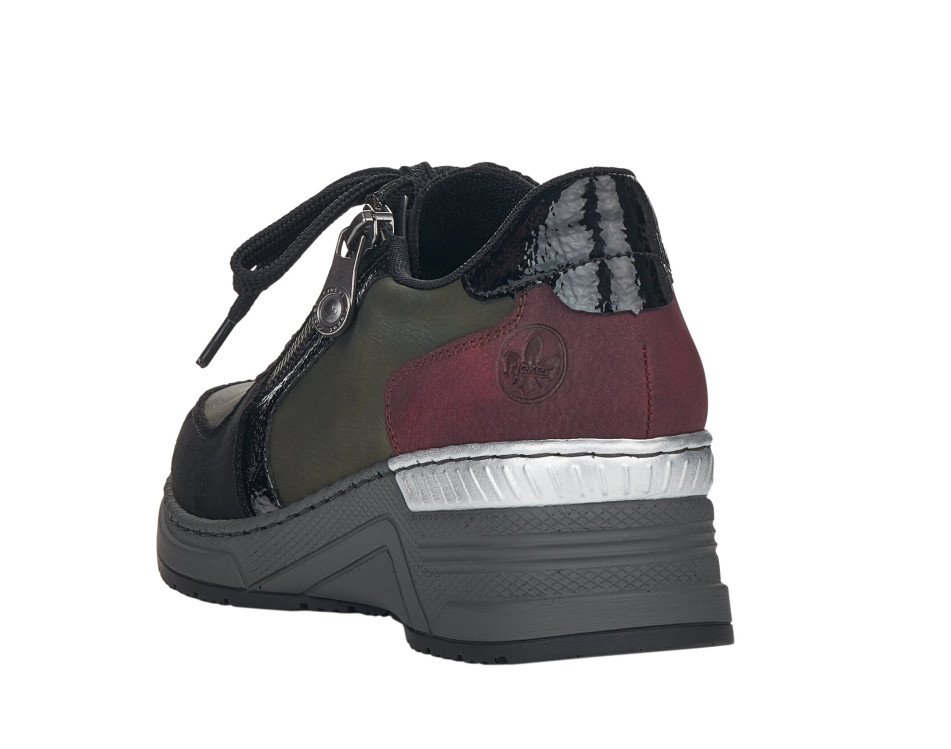 detail dámské sneakers RIEKER N4332 Zelená