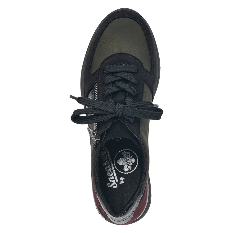 detail dámské sneakers RIEKER N4332 Zelená