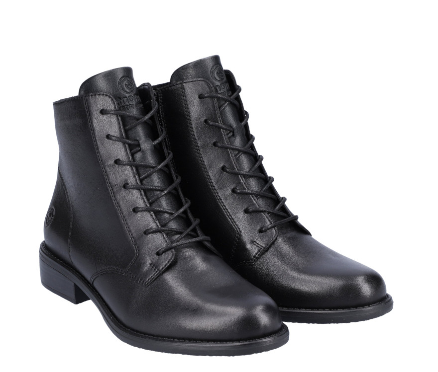 detail elegantní kotníková obuv REMONTE D0F73-01 Černá