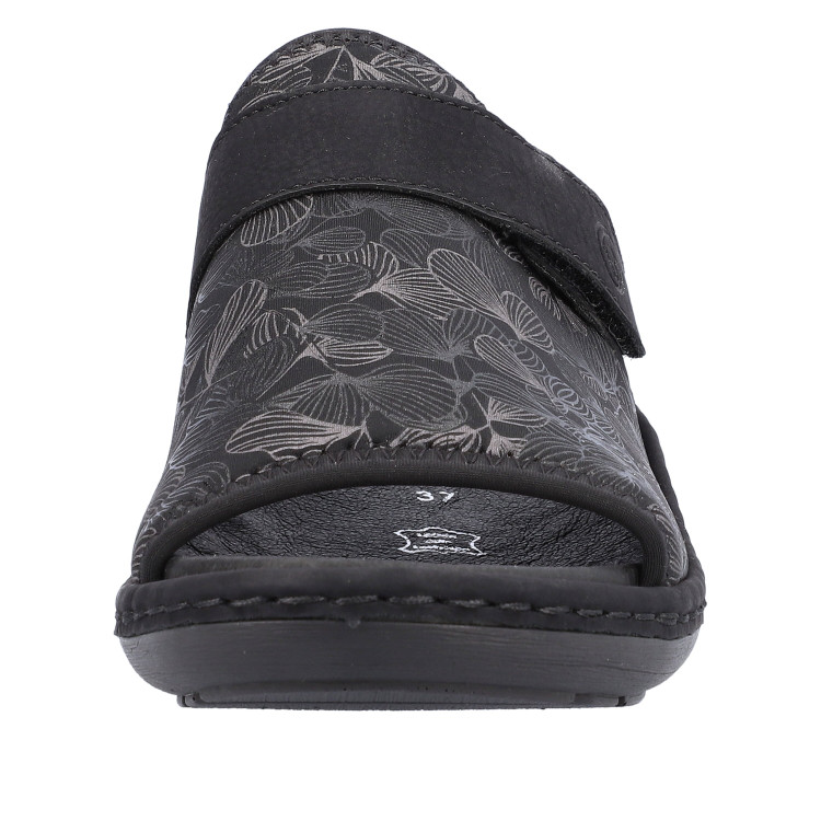 detail dámské pantofle pro halluxy REMONTE D7664-01 Černá