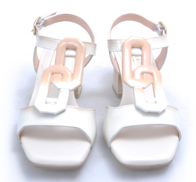 detail dámské luxusní sandály HISPANITAS HV232811 Béžová
