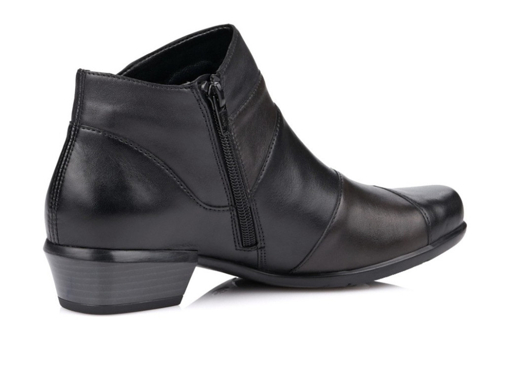 detail dámská obuv - kozačky REMONTE R8370 Černá