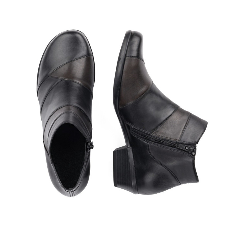 detail dámská obuv - kozačky REMONTE R8370 Černá