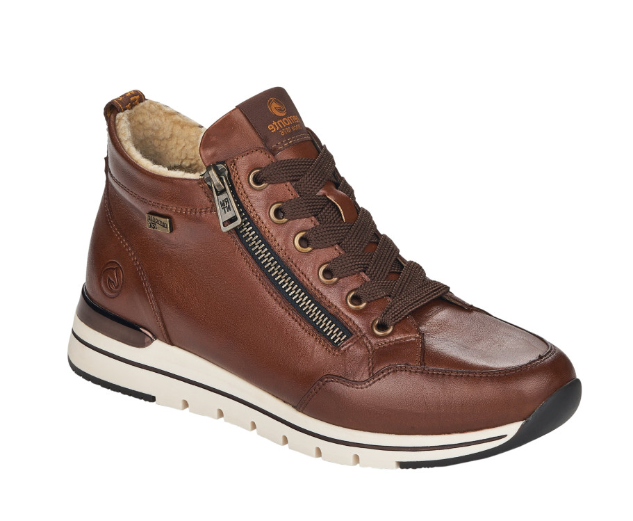 detail elegantní kotníková obuv REMONTE R6770-23 Hnědá