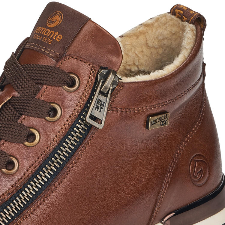 detail elegantní kotníková obuv REMONTE R6770-23 Hnědá