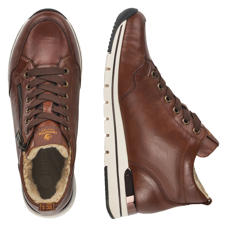 detail elegantní kotníková obuv REMONTE R6770-23 Hnědá