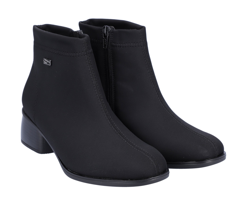 detail elegantní kotníková obuv REMONTE R8872-00 Černá