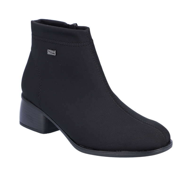 detail elegantní kotníková obuv REMONTE R8872-00 Černá