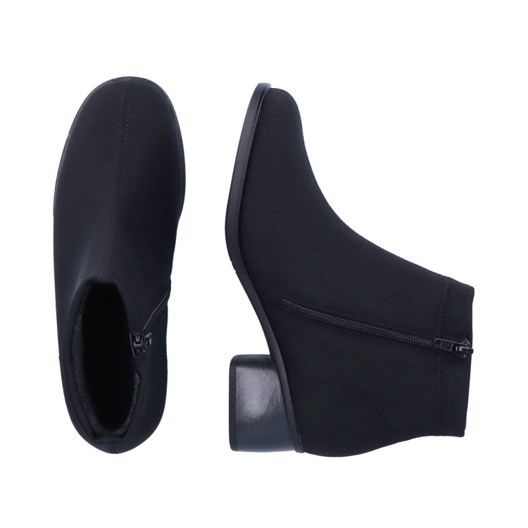 detail elegantní kotníková obuv REMONTE R8872-00 Černá