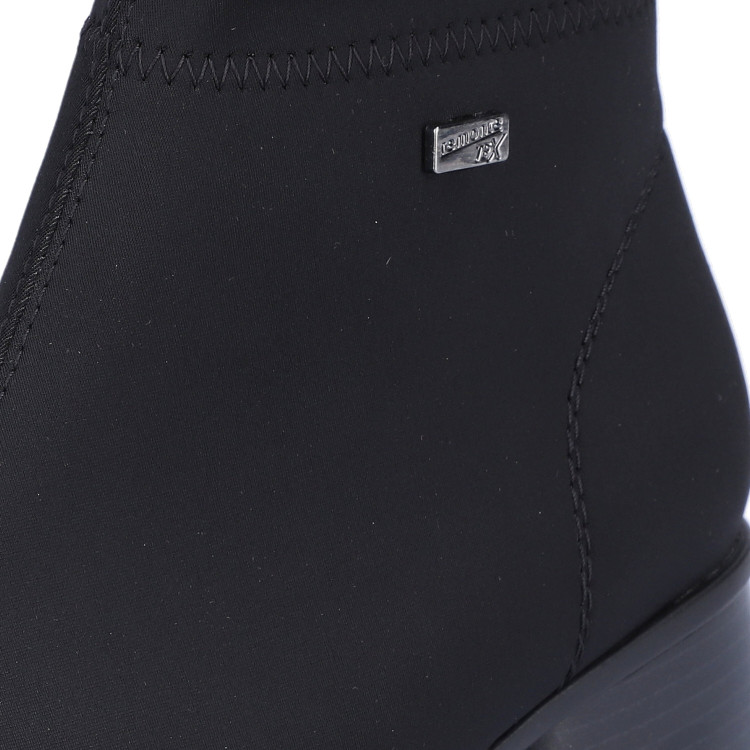 detail elegantní kotníková obuv REMONTE R8872-00 Černá