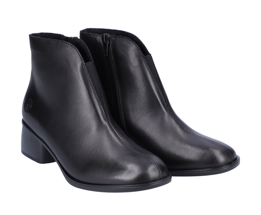 detail elegantní kotníková obuv REMONTE R8870-00 Černá