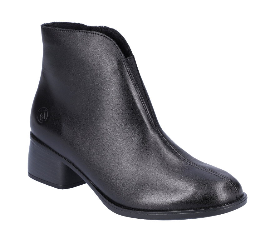 detail elegantní kotníková obuv REMONTE R8870-00 Černá