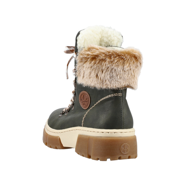 detail dámské farmářky RIEKER X8647-54 Zelená